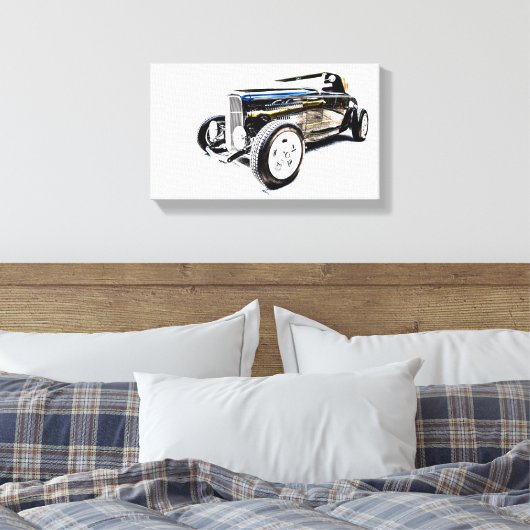 Hot Rod Canvas Afdruk (Insitu (Slaapkamer))