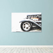 Hot Rod Canvas Afdruk (Insitu (Houten vloer))