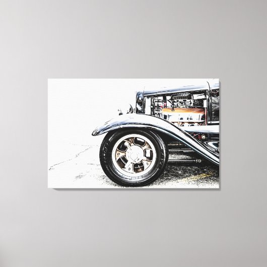 Hot Rod Canvas Afdruk (Voorkant)