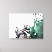 Hot Rod Canvasprint op Spanning / Huisdecoratie