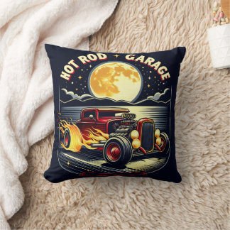Hot rod cruisen onder het maanlicht kussen