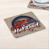 Hot Rod Design Paper Onderzetter (Schuin)
