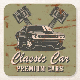 Hot Rod Design Paper Onderzetter