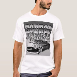 hot rod fam brand autobrand by hipster skulls t-shirt
