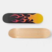 Hot Rod Flame Persoonlijk Skateboard (Horizontaal)