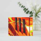 Hot Rod Flames Briefkaart (Staand voorkant)