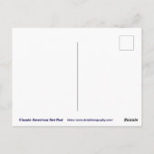 Hot Rod Flames Briefkaart (Achterkant)