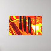 Hot Rod Flames Canvas Afdruk (Voorkant)