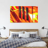 Hot Rod Flames Canvas Afdruk (Insitu (Slaapkamer))