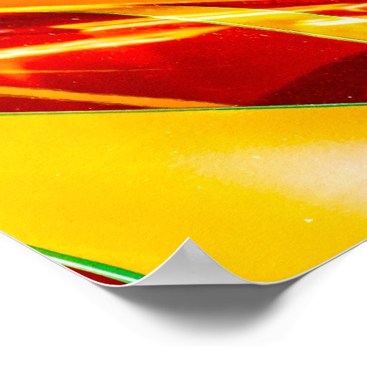 Hot Rod Flames Poster (Hoek)