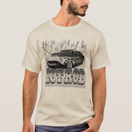 hot rod flamme vintage cars vuur t-shirt