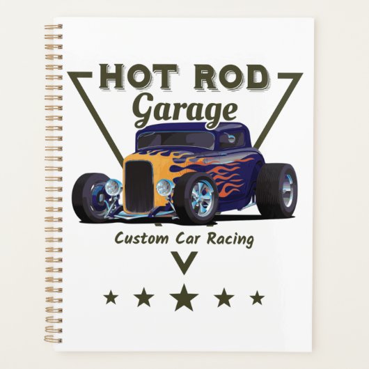 Hot Rod Garage! Planner (Voorkant)