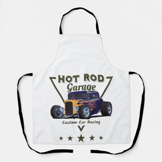 Hot Rod Garage! Schort (Voorkant)