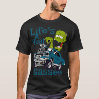 Hot Rod Gasser Outlaw Drag Racing Blown Street T-shirt