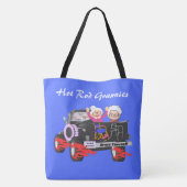 Hot Rod Grannies Schouder Canvas tas (Achterkant)