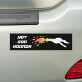 Hot Rod Hounds Bumper Sticker (Op auto)