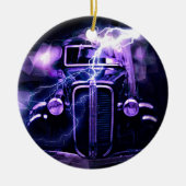 Hot Rod Keramisch Ornament (Voorkant)