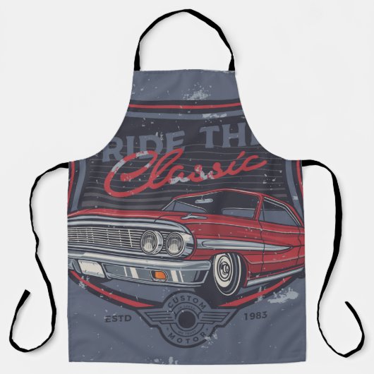 Hot Rod Koken Schort (Voorkant)