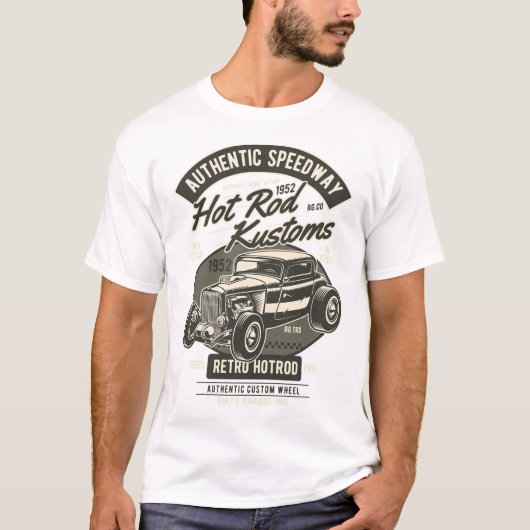 Hot rod kustoms speedway t-shirt (Voorkant)