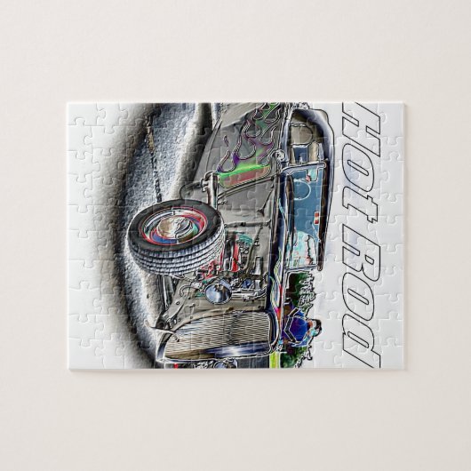 Hot Rod Legpuzzel (Horizontaal)