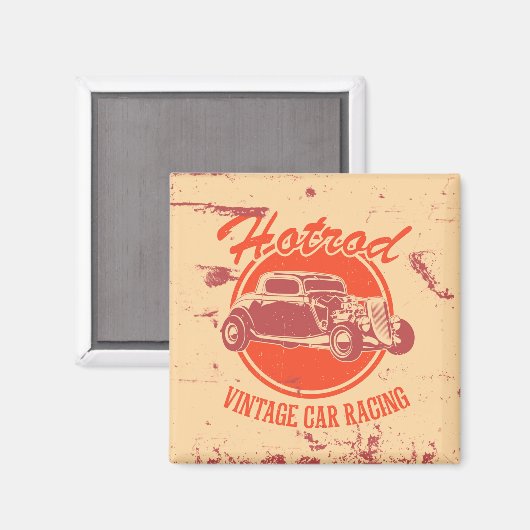 Hot Rod Magnet (Voorkant / Achterkant)