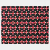 Hot Rod Maltees kruis Fleece Deken (Voorkant (Horizontaal))