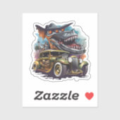  Hot Rod Monster Avontuur Sticker (Vel)