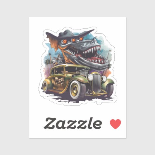  Hot Rod Monster Avontuur Sticker (Vel)