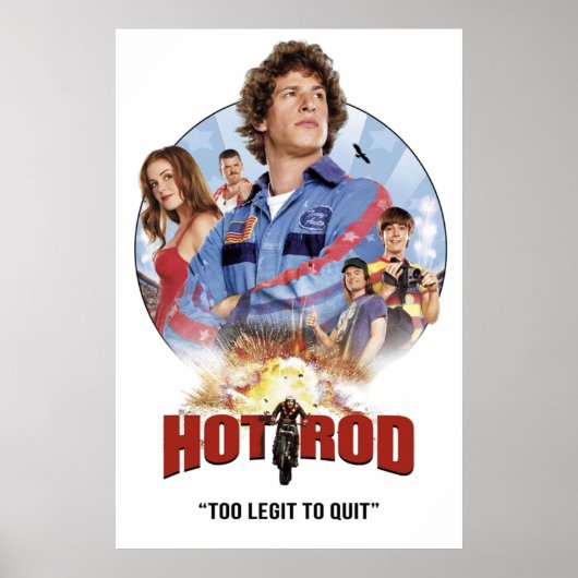 Hot Rod Movie Andy Samberg Poster (Voorkant)