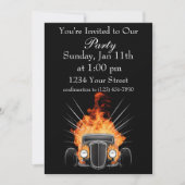 Hot Rod partij Front Uitzicht Kaart (Voorkant)