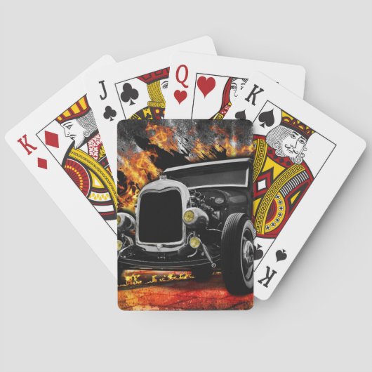hot rod playing cards pokerkaarten (Achterkant)