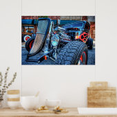 Hot Rod Poster (Keuken)