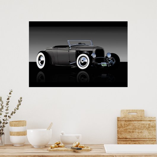 Hot Rod Poster (Keuken)