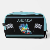 Hot Rod Race Auto - Gepersonaliseerd Toilettasje (Voorkant)