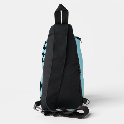 Hot Rod Race Auto, Geruite Banner - Gepersonalisee Sling Bag (Achterkant)