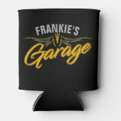 Hot-rod Retro Neon Pinstripes Biker Custom Garage Blikjeskoeler (Voorkant)