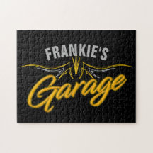 Hot-rod Retro Neon Pinstripes Biker Custom Garage