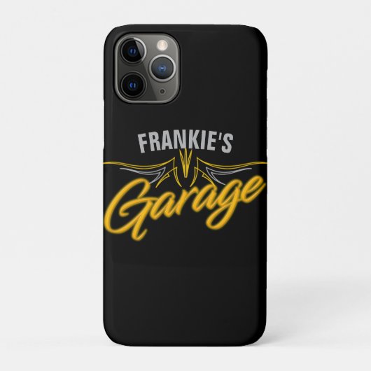 Hot-rod retro Neon Style Biker Custom Garage Case-Mate iPhone Case (Achterkant)