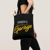 Hot-rod retro Neon Style Biker Custom Garage Tote Bag (Dichtbij)