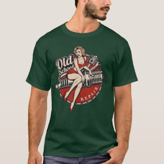 Hot Rod Retro Vintage Vintage Car Rockabilly Old S T-shirt