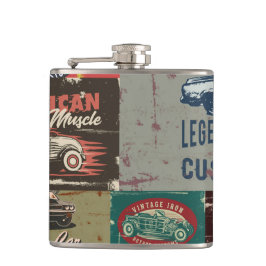 Hot Rod Roestvrij stalen kolf Heupfles