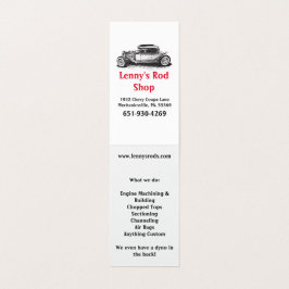 Hot Rod Spade Visitekaartje