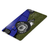 Hot Rod Squirrel. Magneet (Linkerzijde)