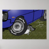 Hot Rod Squirrel. Poster (Voorkant)