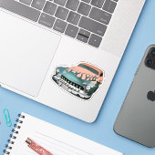 hot rod sticker (Laptop met iPhone)