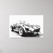 Hot Rod stretched canvas afdrukken (Voorkant)