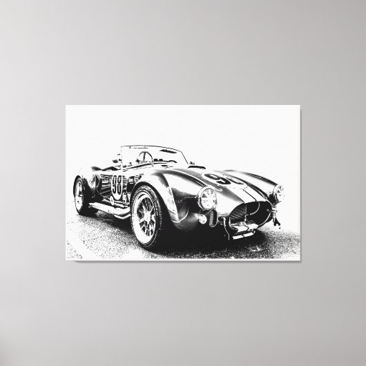 Hot Rod stretched canvas afdrukken (Voorkant)