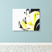 Hot Rod stretched canvas afdrukken (Insitu (Houten vloer))