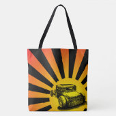 Hot Rod Sunset Canvas tas (Voorkant)