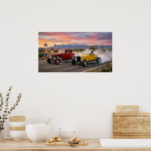 HOT ROD TEXAS 1967 POSTER (Keuken)